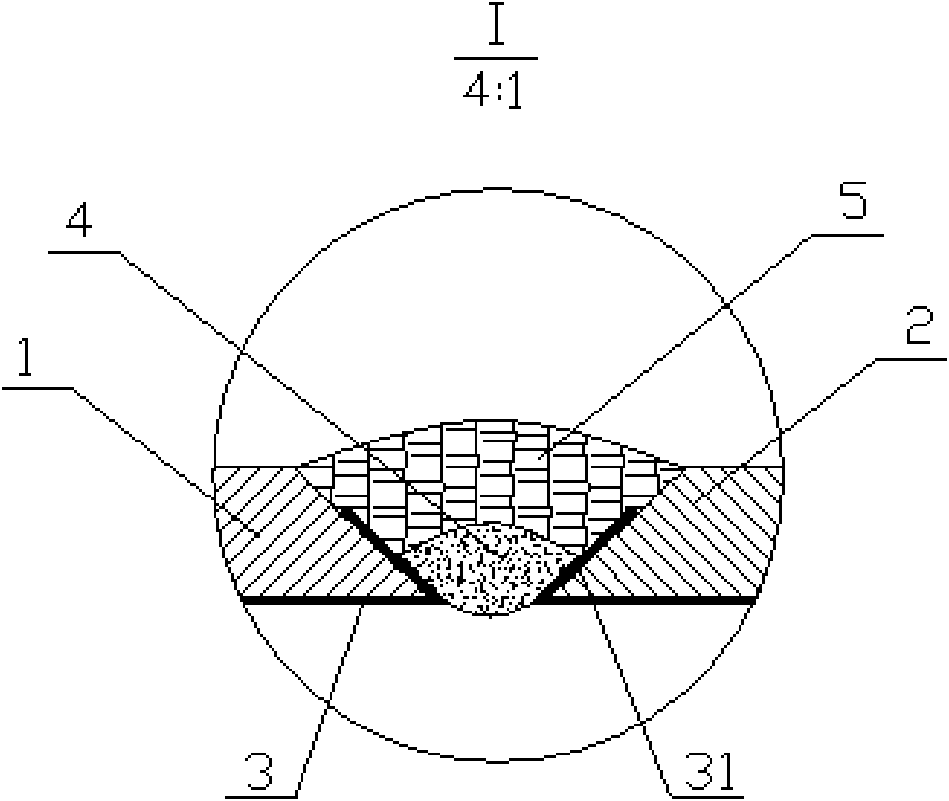 Repair-proof welded connection technology of inner walls of plastic-coated steel tubes