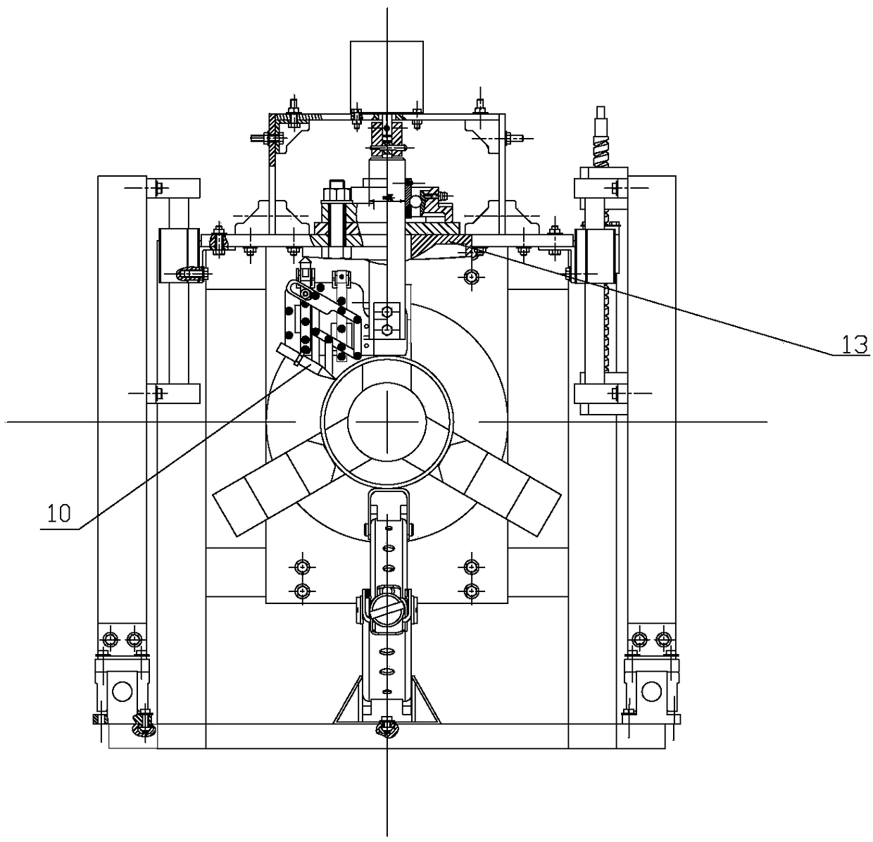 A semi-automatic profiling pipe intersecting line cutting equipment capable of processing grooves