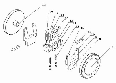 Parallel double-supporting plate gate valve