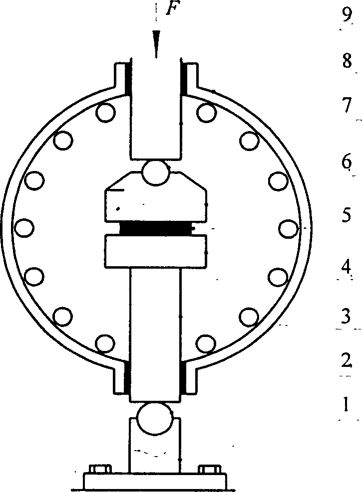 Parallelism adaptive pressure head of diffusion welding machine and adaptive regulation method of pressure head