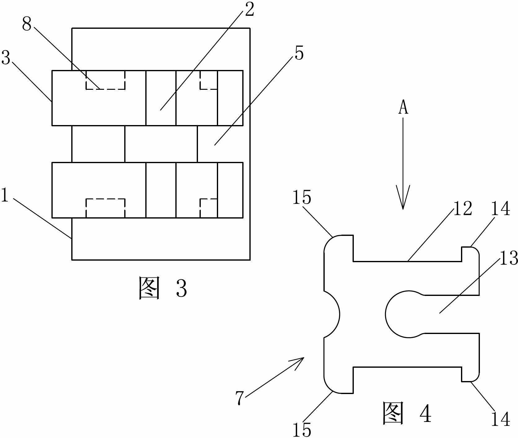 Dental orthodontic self-locking supporting groove