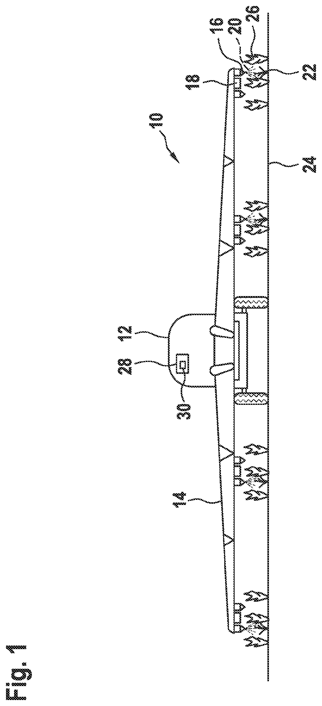 Method for applying a spray to a field