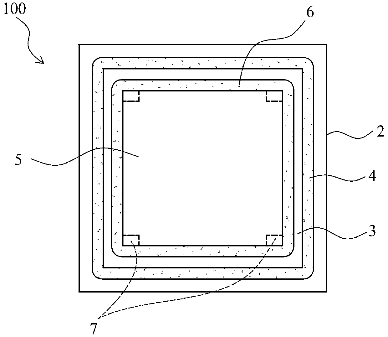 Crystal plate stacked structure and manufacturing method thereof