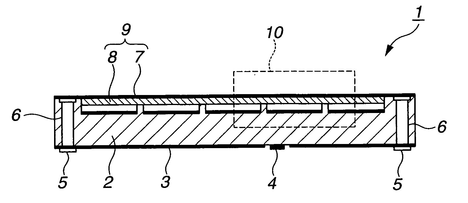 Capacitive ultrasonic transducer, production method thereof, and capacitive ultrasonic probe