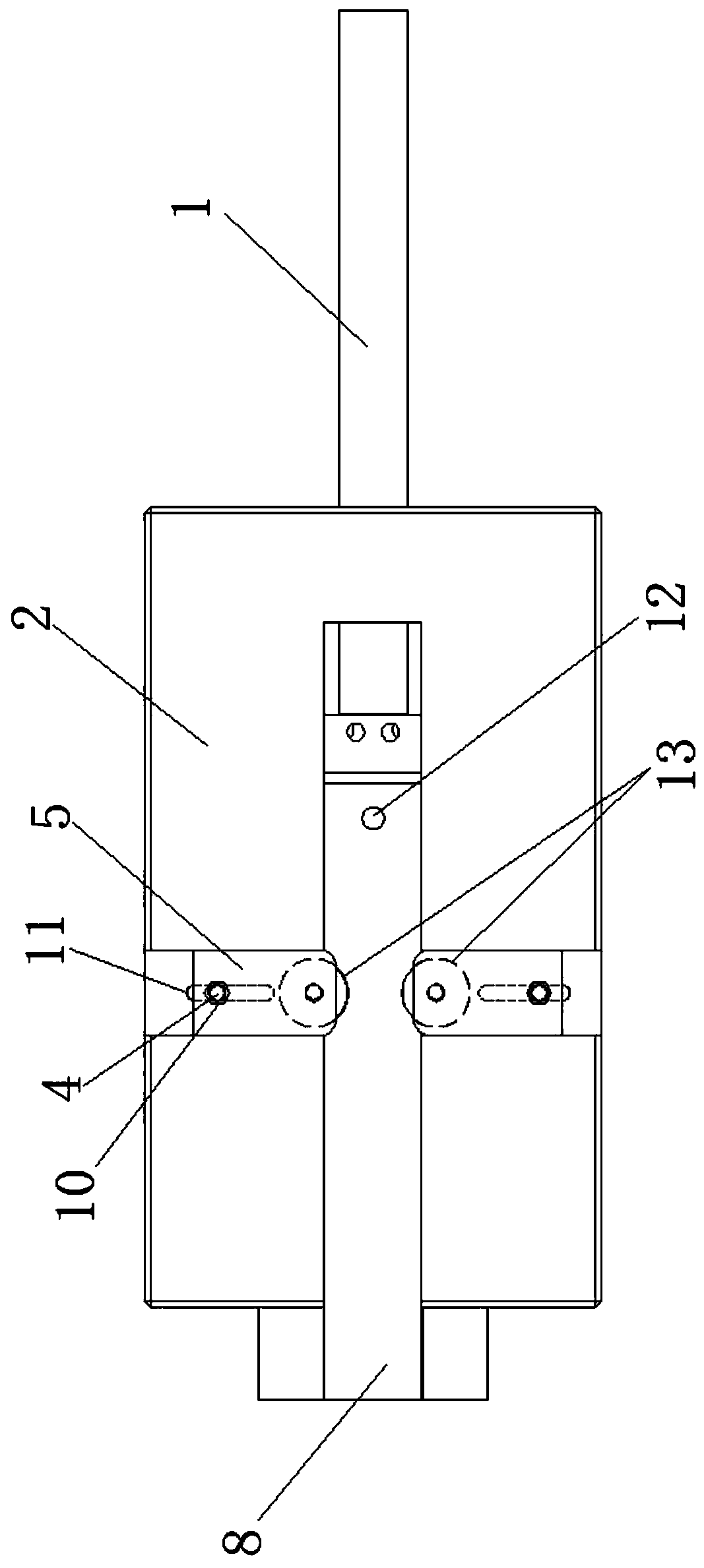 Force boosting device and force boosting method of projectile shuttle yarn clip