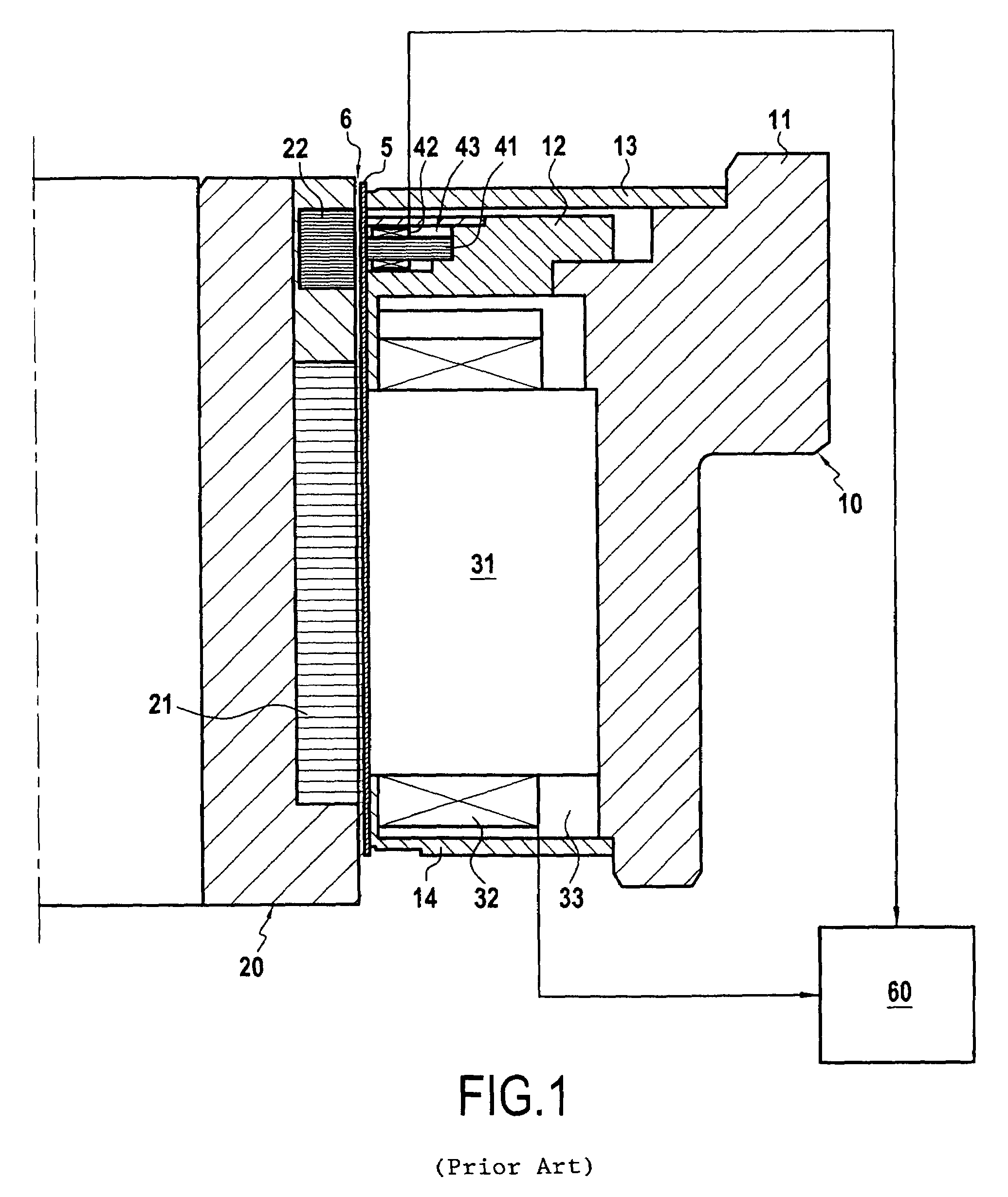 Jacketed active magnetic bearing