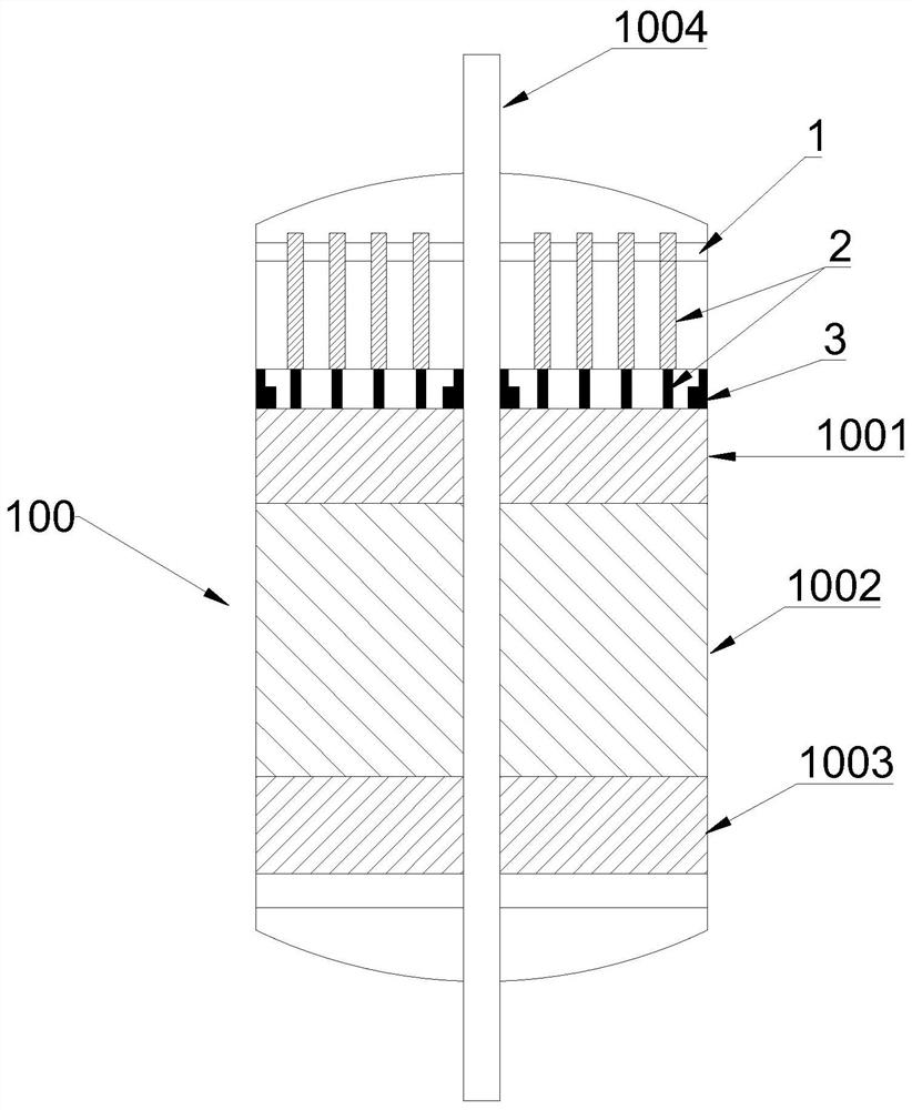 Natural gas hydrate decomposition stratum deformation measuring device