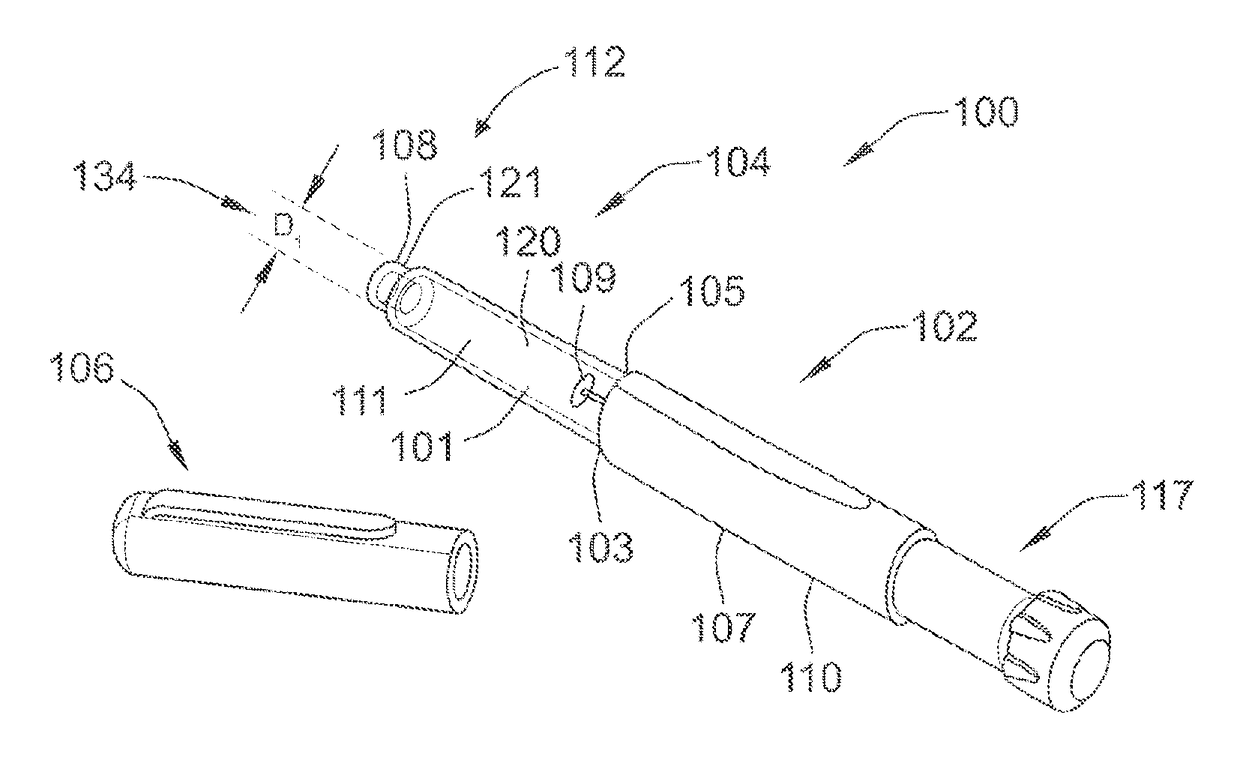 Flexible fastener for drug delivery device