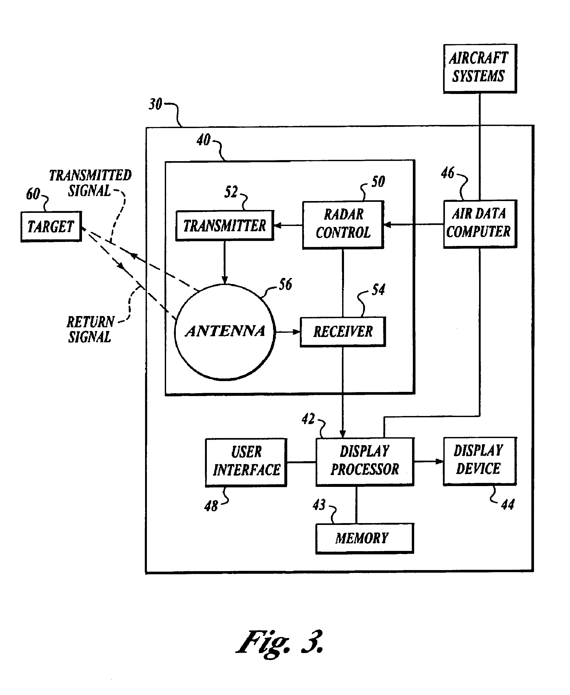 Vertical profile display with arbitrary plane