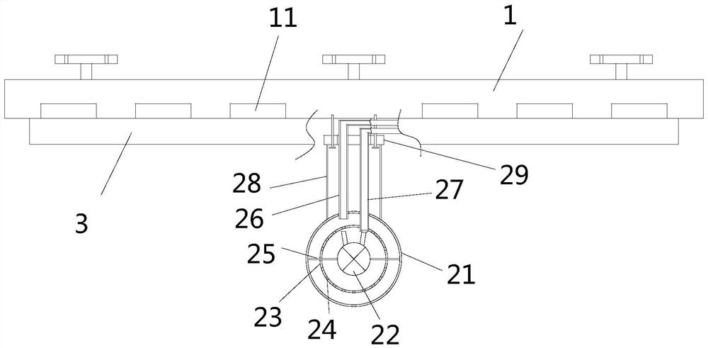 Illuminating lamp capable of changing light irradiation intensity by utilizing flow velocity and flow rate of water body