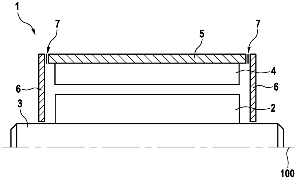 Housing of an electric machine having an optimized sealing ring