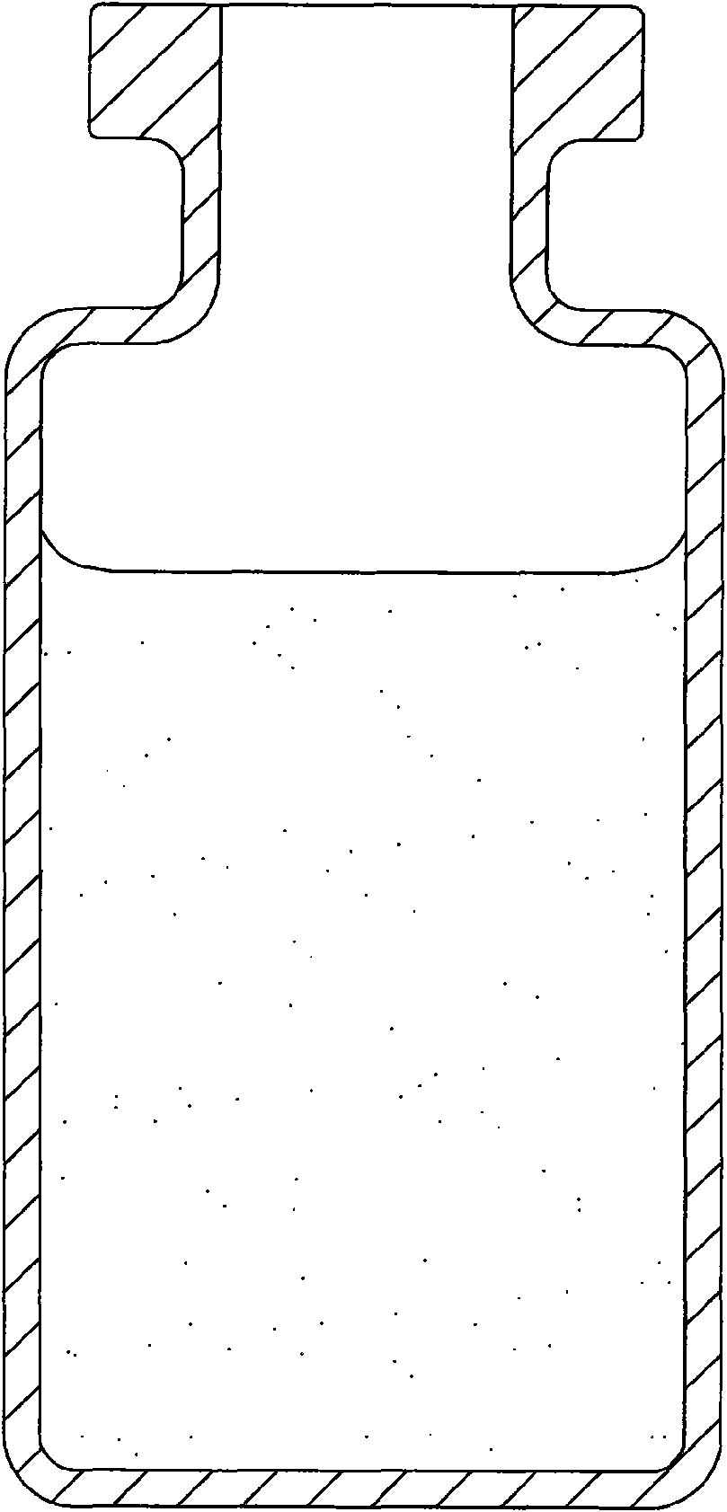 Inner surface coating technique of medicinal glass bottle