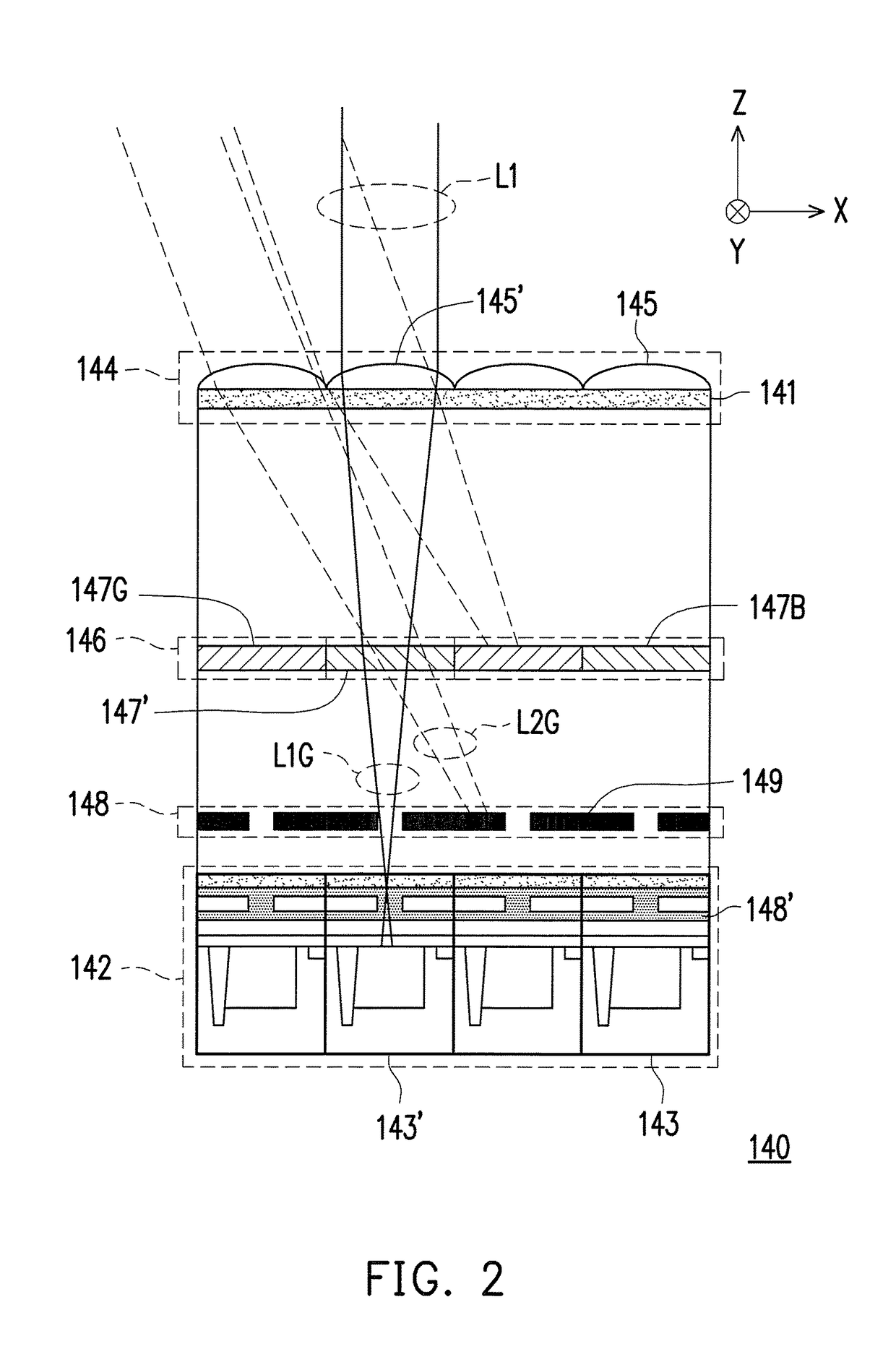 Optical sensor device and a fingerprint sensor apparatus