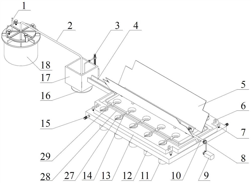 A level electromagnetic casting device and method