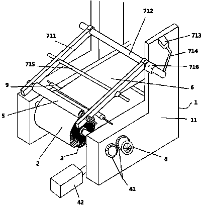 Thin film winding machine