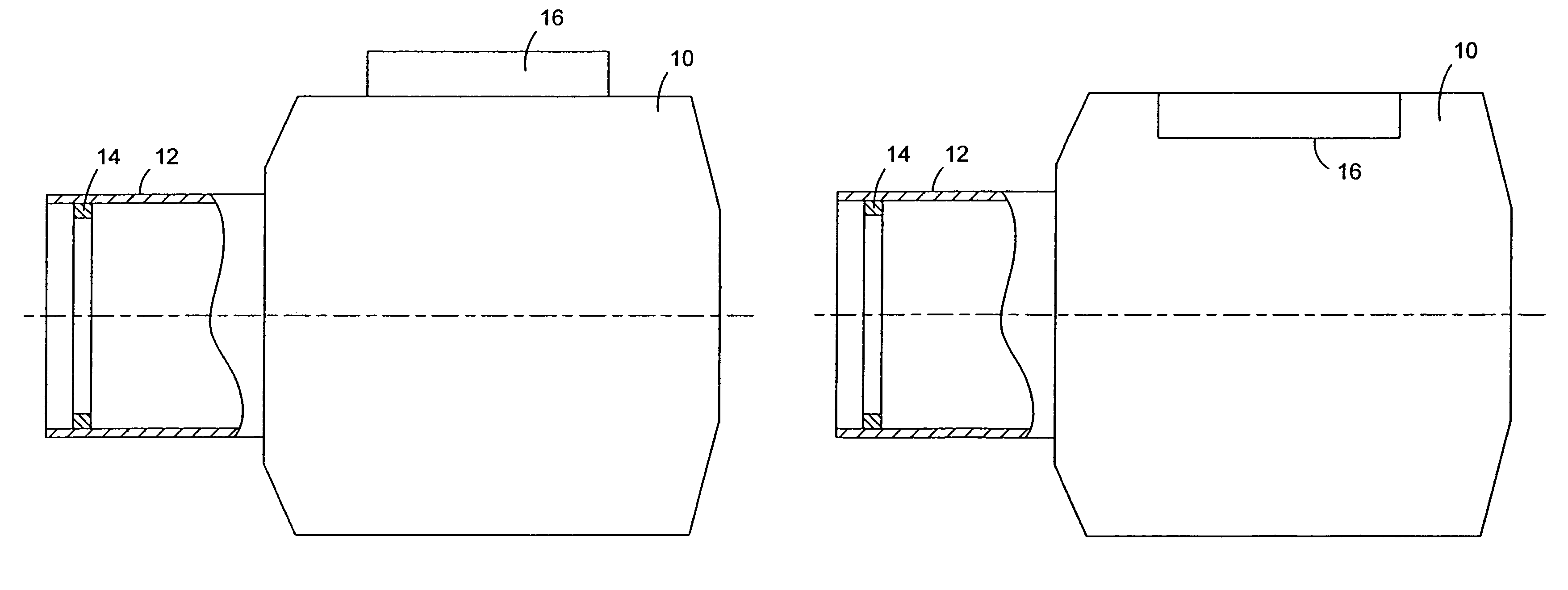 Installation of a receiver as part of an x-ray tube housing