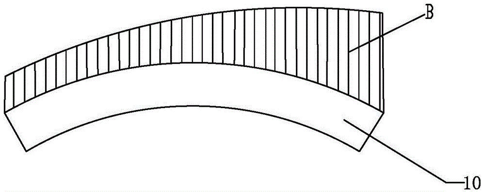 Swinging driving device taking magnet and hall sensor as detection elements