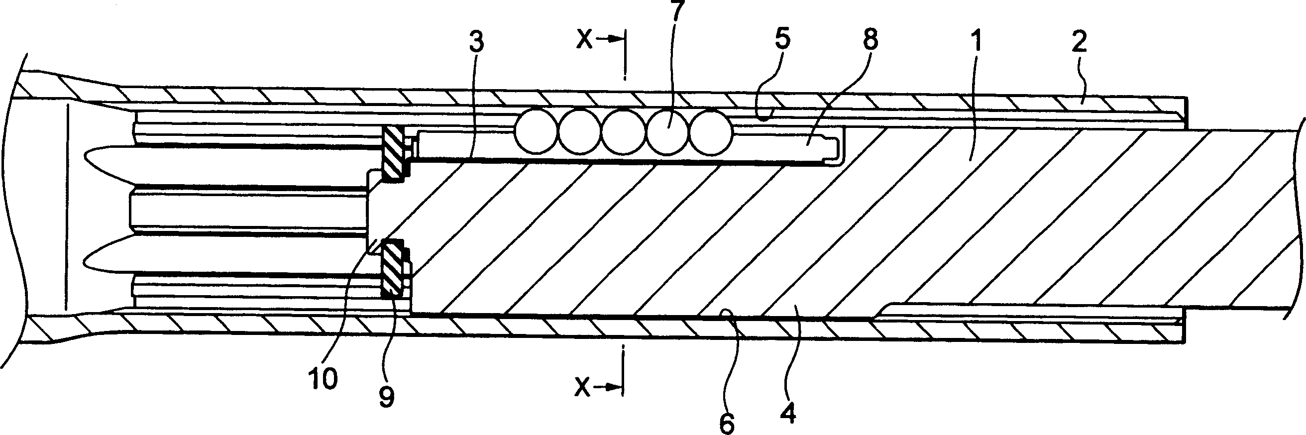 Vehicle steering telescopic shaft