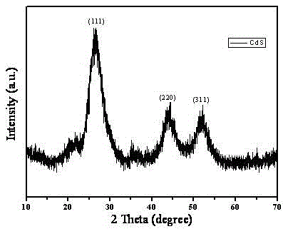 A kind of preparation method of size-controllable cadmium sulfide quantum dots