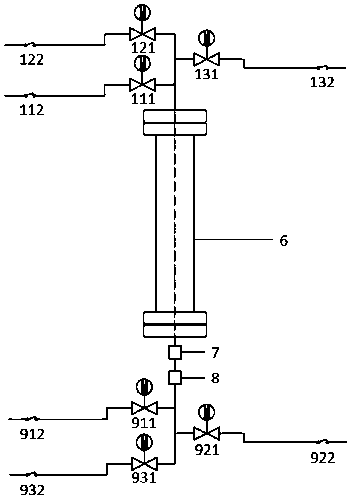 Chromatographic system for separating organic acids and organic acid esters, and method thereof