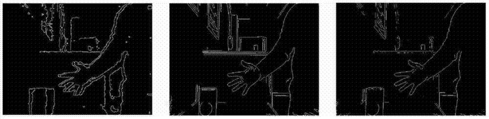 Depth image recovery method based on improved bilateral filters