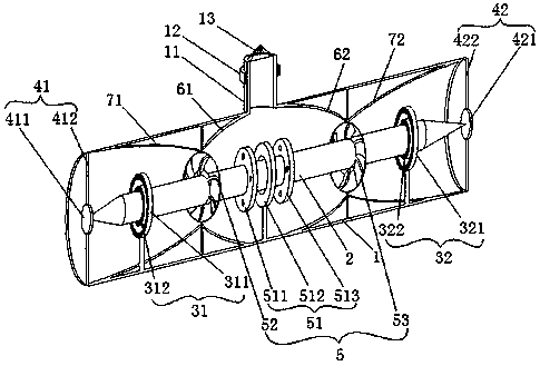 Axial-flow magnetic levitation permanent magnet hydro-generator