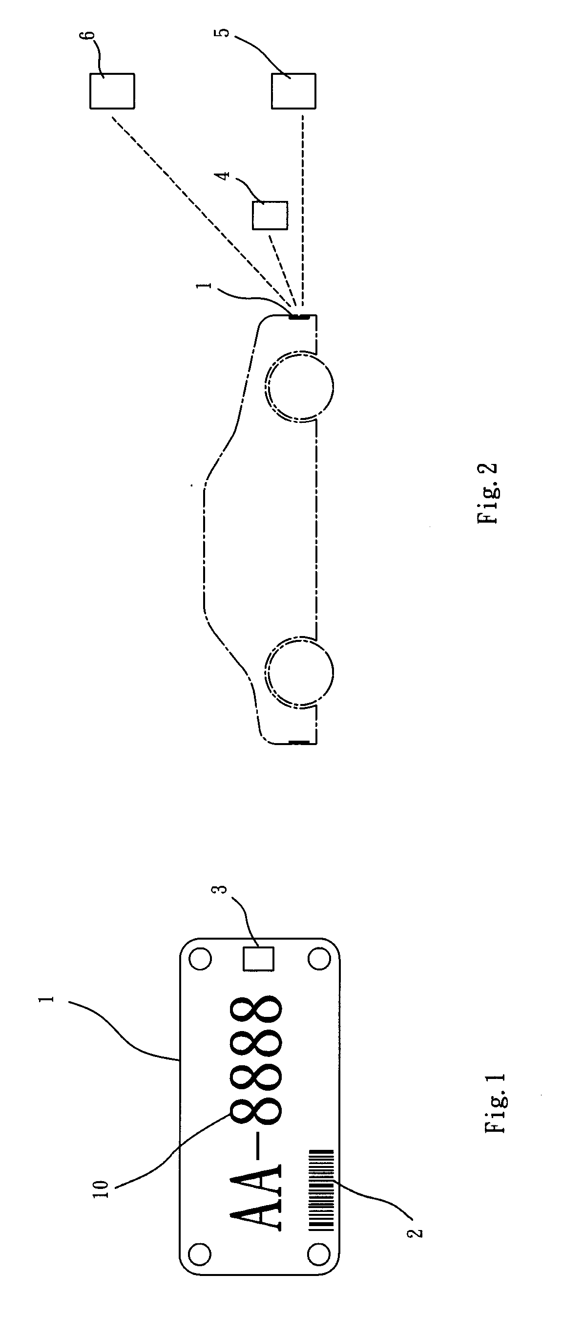 Identification plate having multiple information media