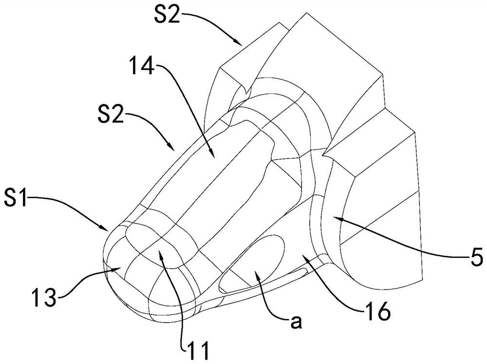 Excavating tooth fixing method and system