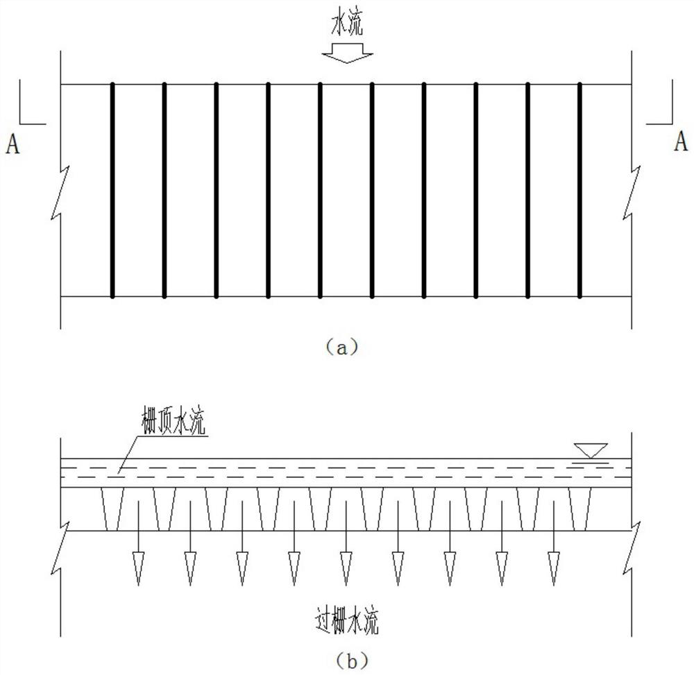 An automatic rotating anti-clogging bottom grid fence