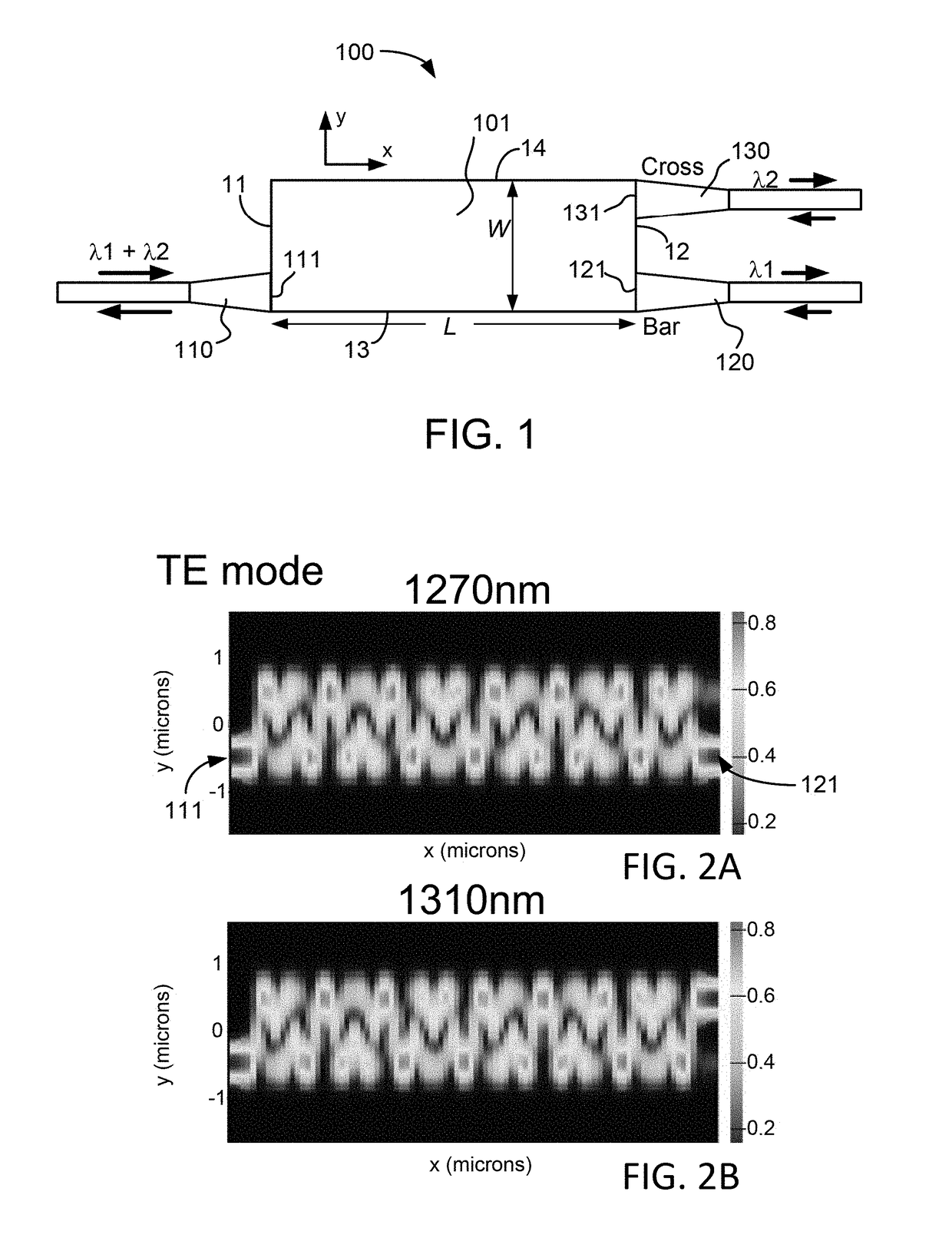 Silicon-based multiplexer/demultiplexer for O-band