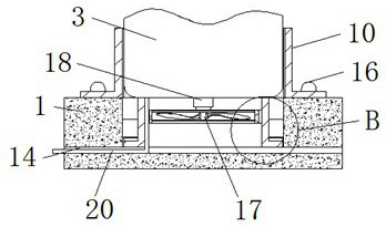 Rainproof charging pile for electric vehicle and foundation structure thereof