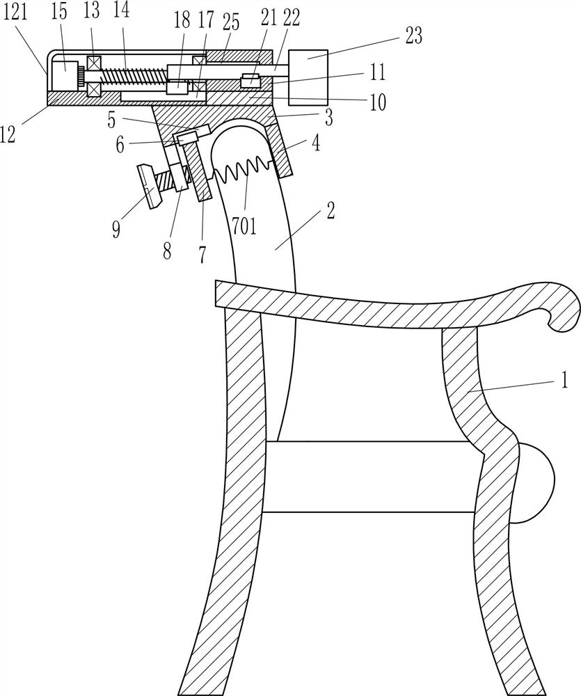 A massager for relieving shoulder fatigue