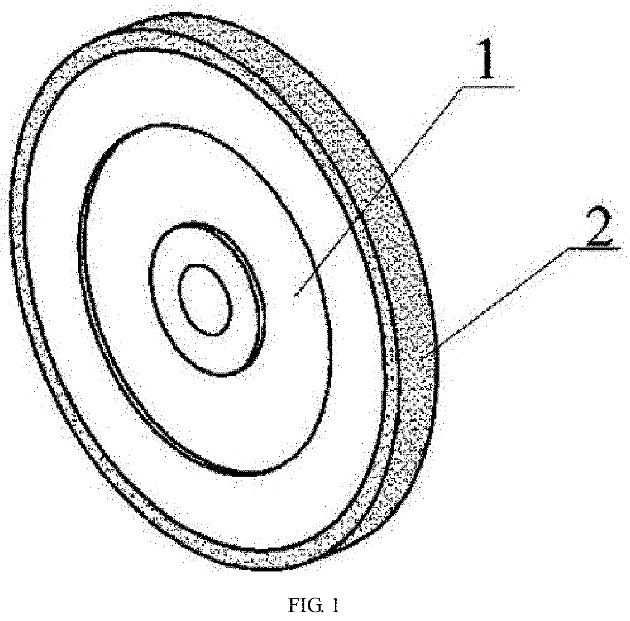 Orderly-micro-grooved pcd grinding wheel for positive rake angle processing and method for making same