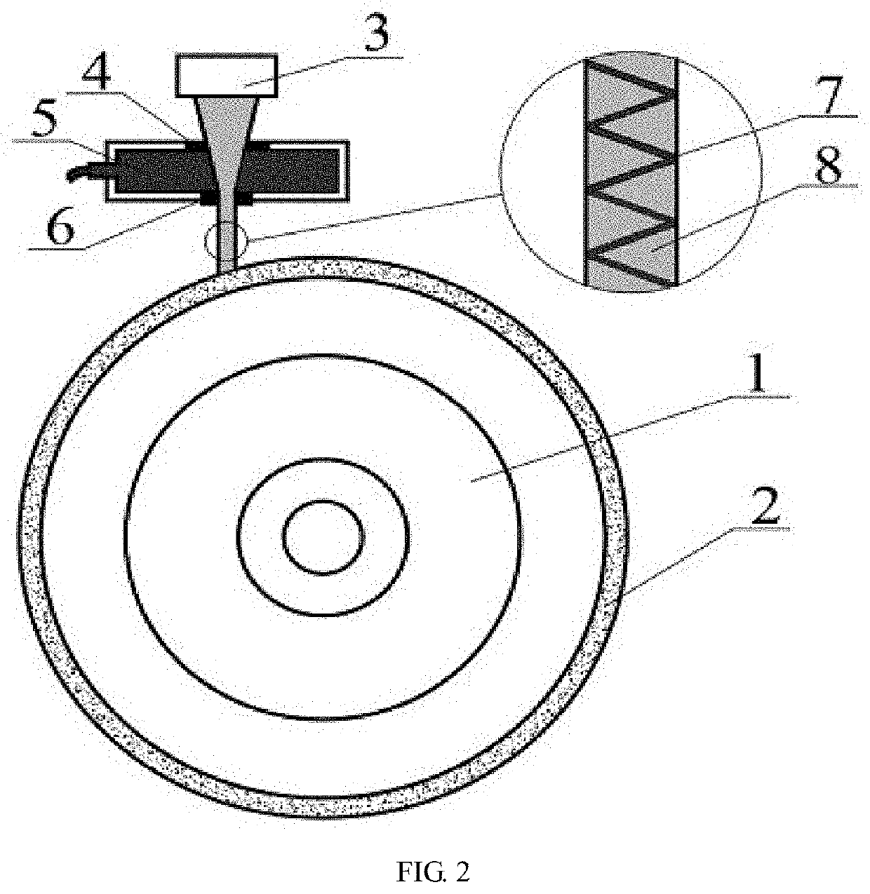 Orderly-micro-grooved pcd grinding wheel for positive rake angle processing and method for making same