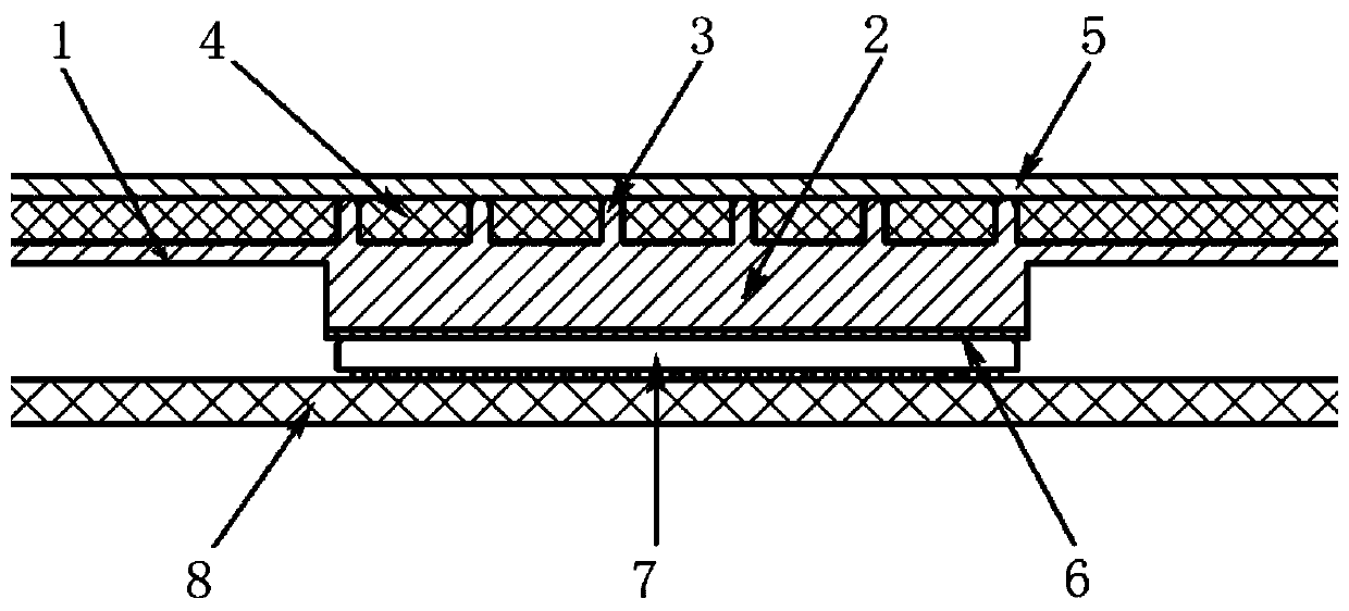 A kind of graphene composite cold plate and preparation method thereof