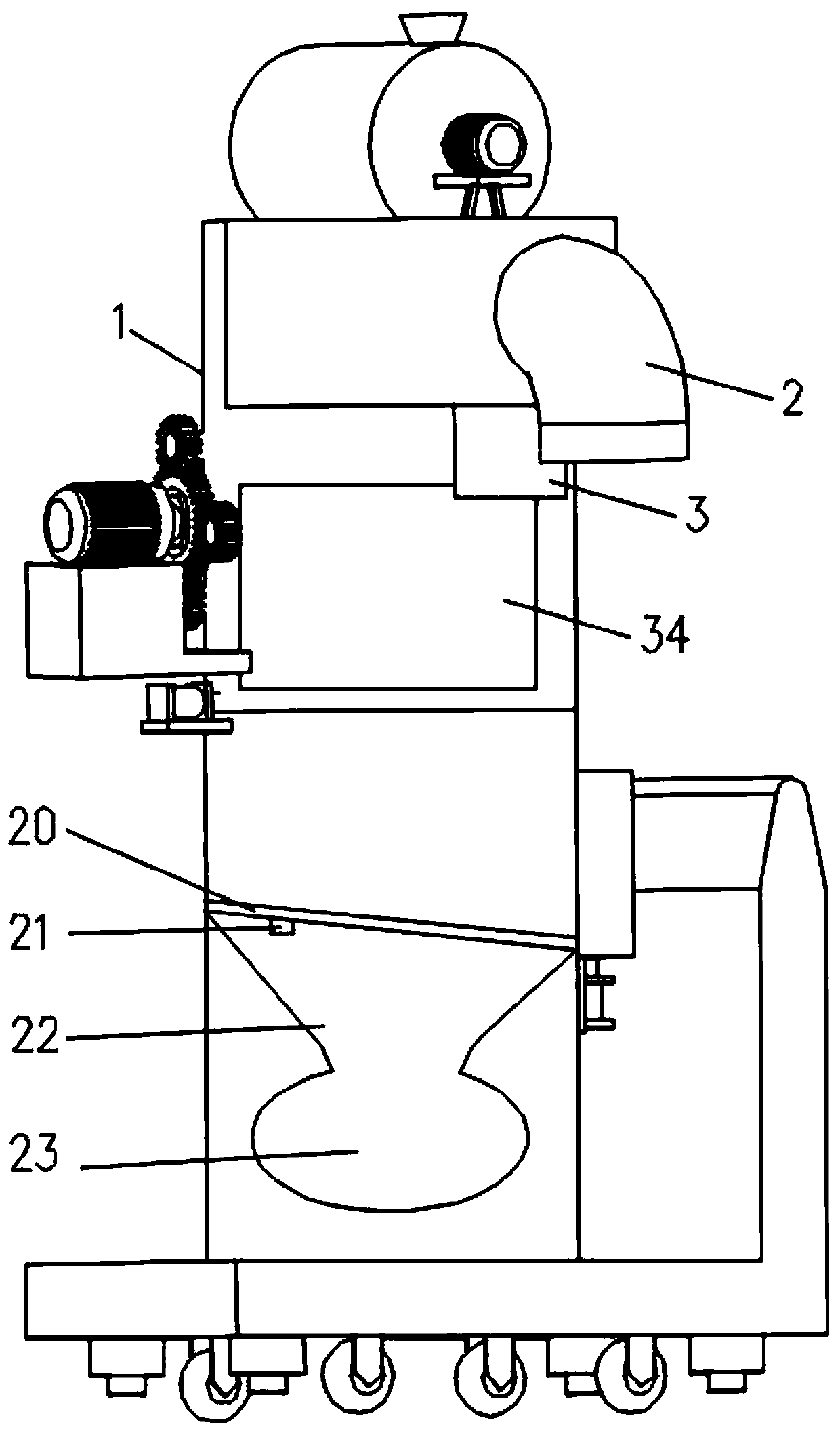 Movable construction waste recycling treatment equipment and application method