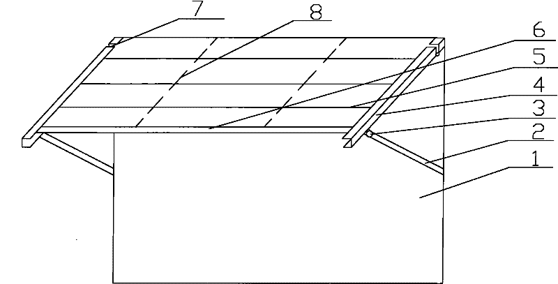 Sun-shading device for air-cooled heat pump unit