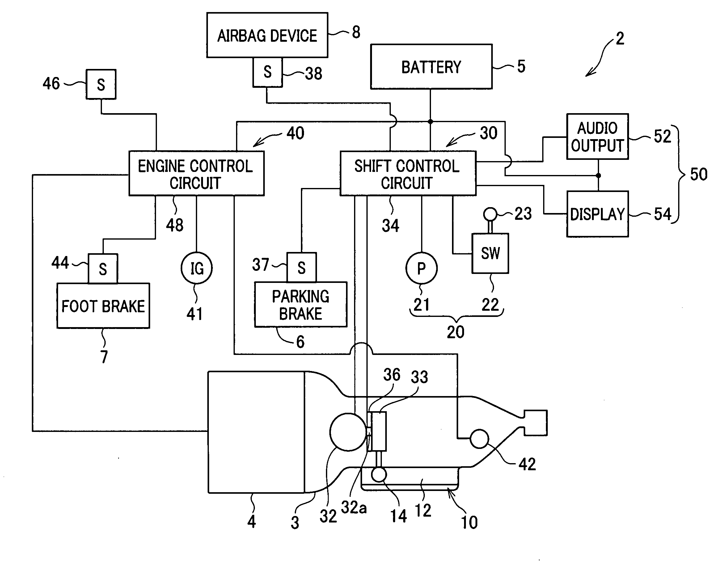 Shift-by-wire control system for vehicle automatic transmission