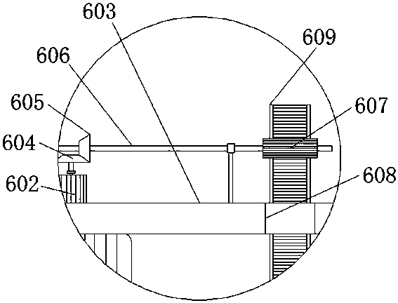 Tobacco drying device based on spiral stir-frying