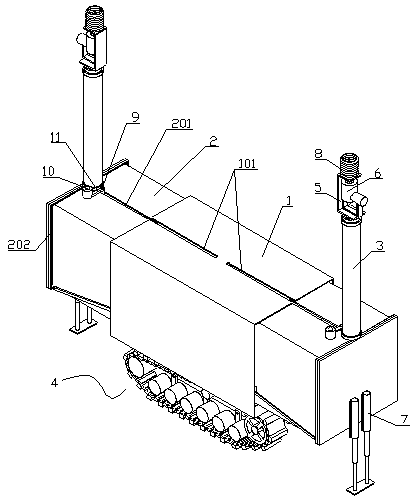 Full-automatic floor drilling equipment