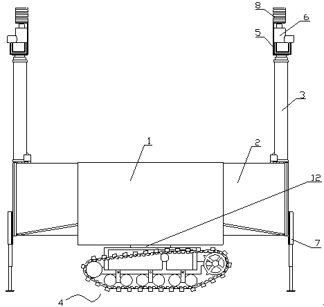 Full-automatic floor drilling equipment