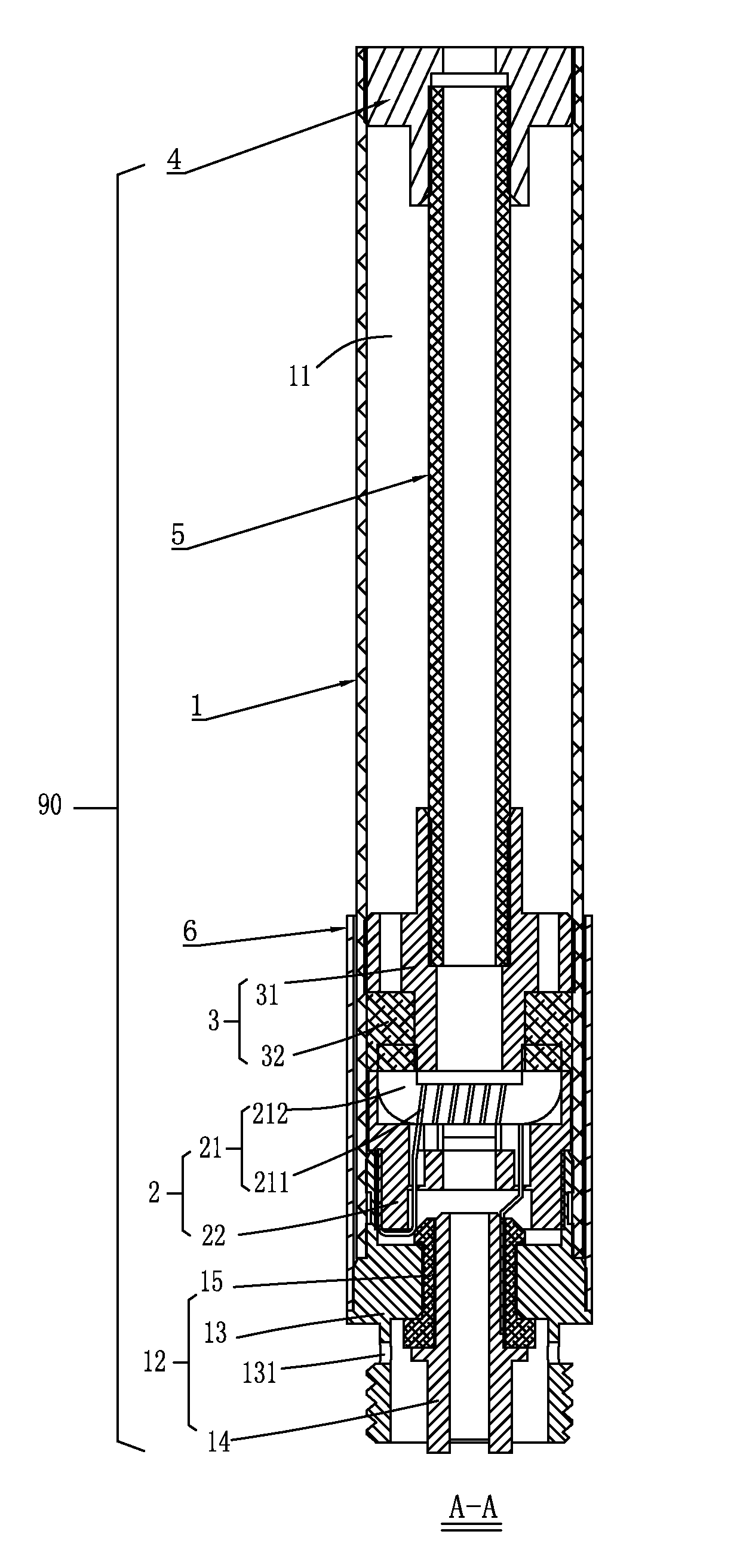 Electronic cigarette and its sucking rod