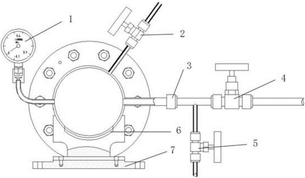 Multifunctional inflatable experiment device for innocuous treatment of metal particles