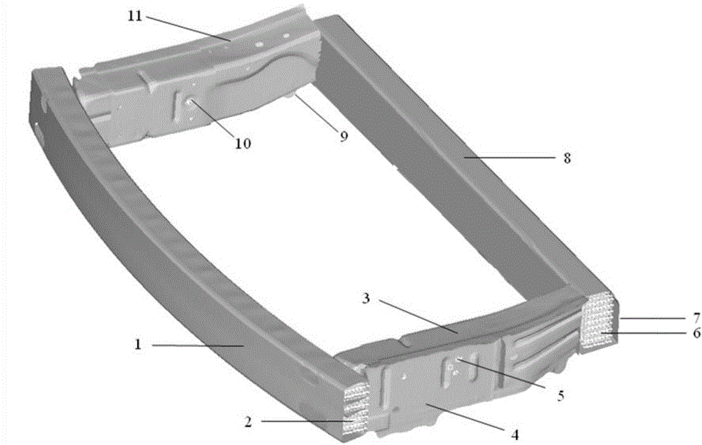 Safety system with closed-loop negative Poisson ratio structure, of automobile, and design method