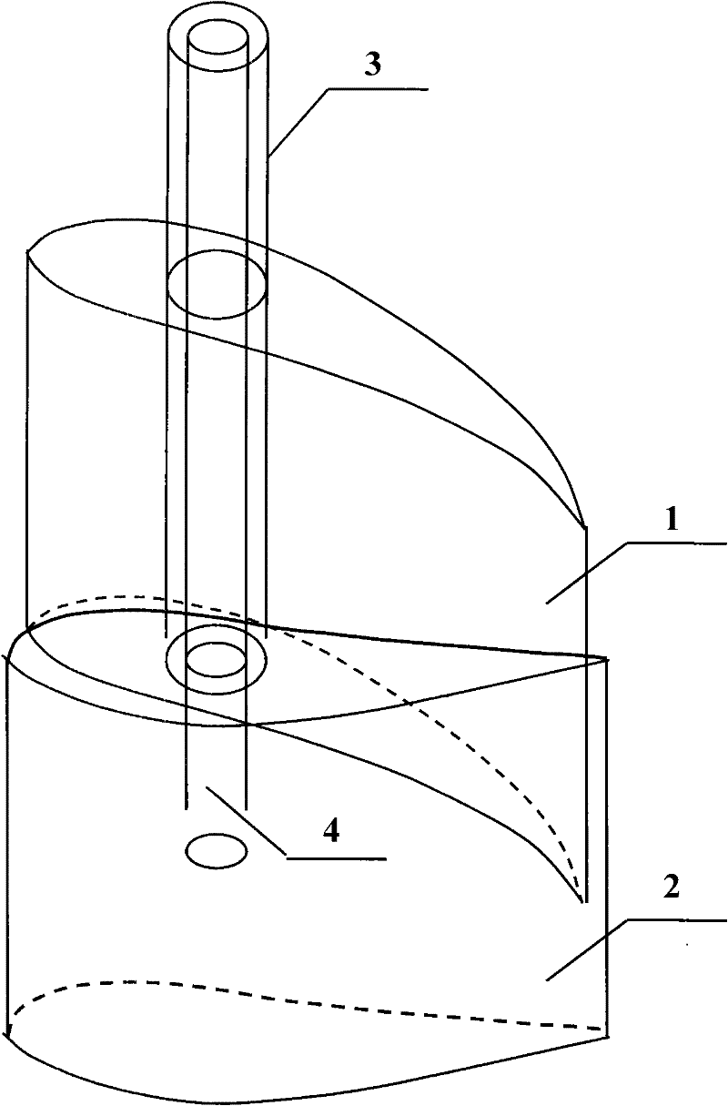 Split type booster efficient rudder