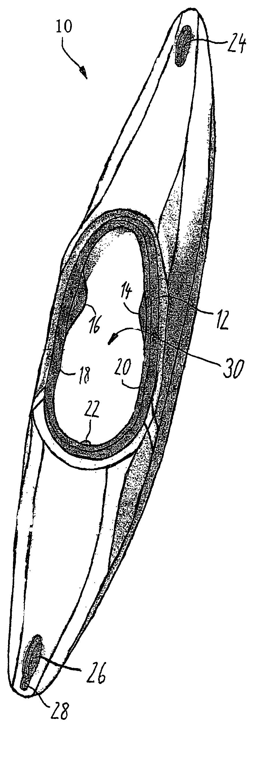 Method and device for producing a boat-type body of a water sport device