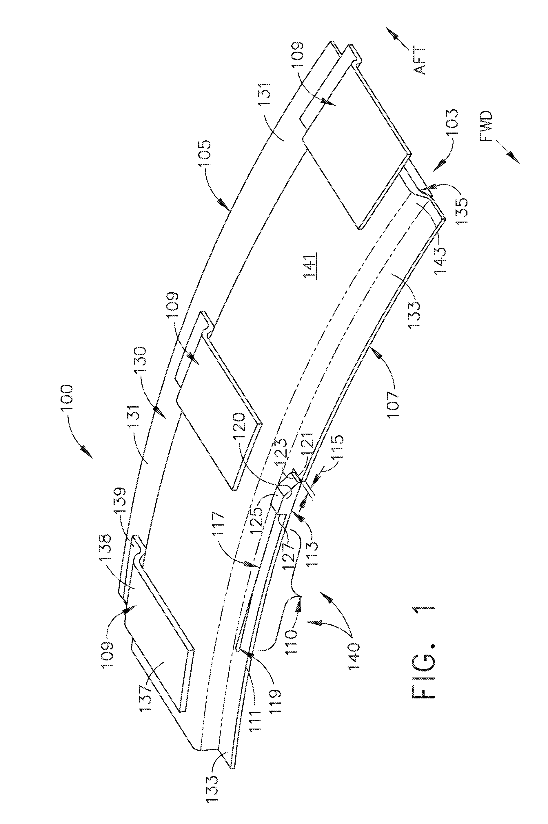 Anti-rotation shroud for turbine engines