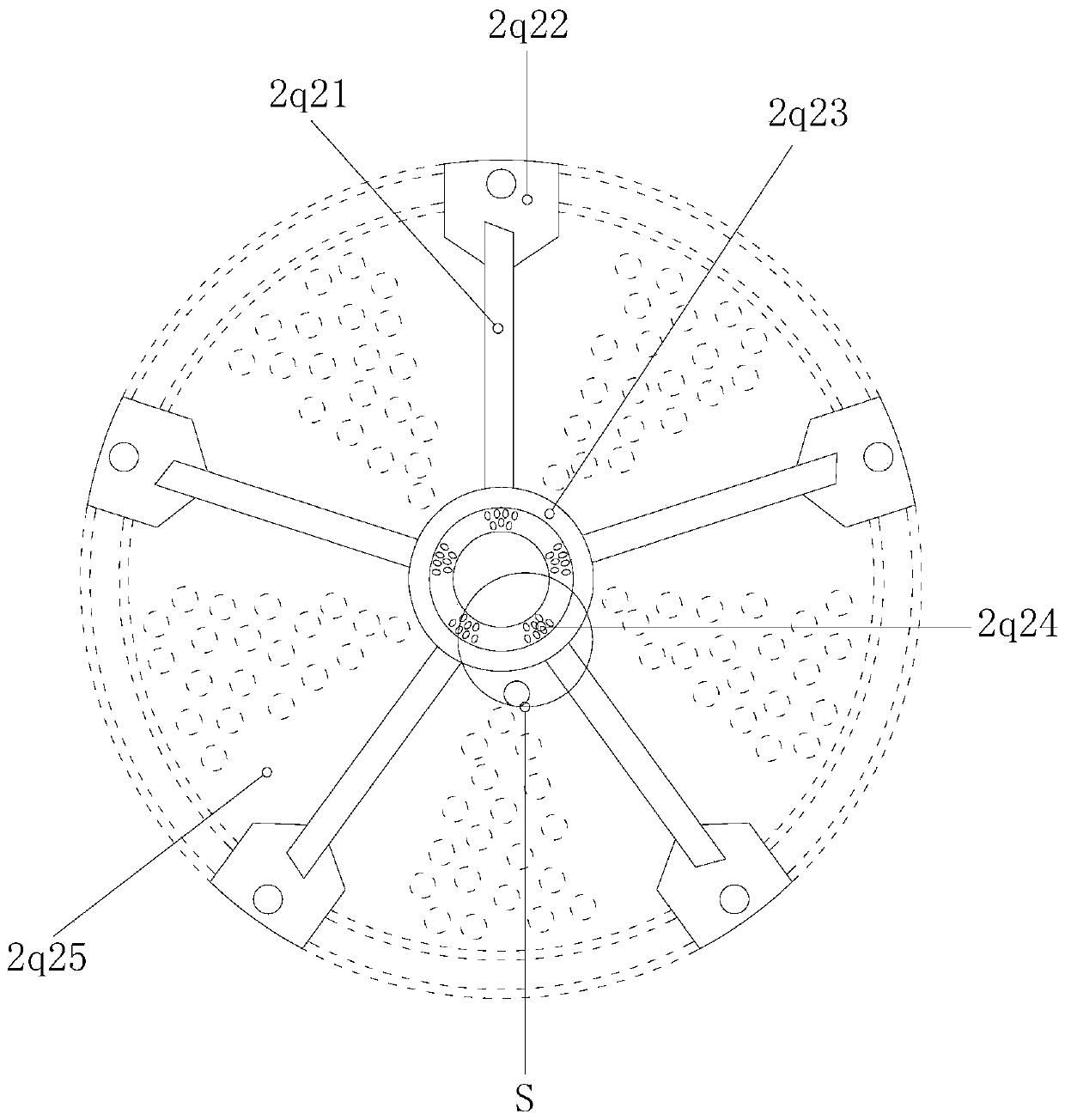 Preparing equipment of ultraviolet high-resistance fluorine-containing plastic particles