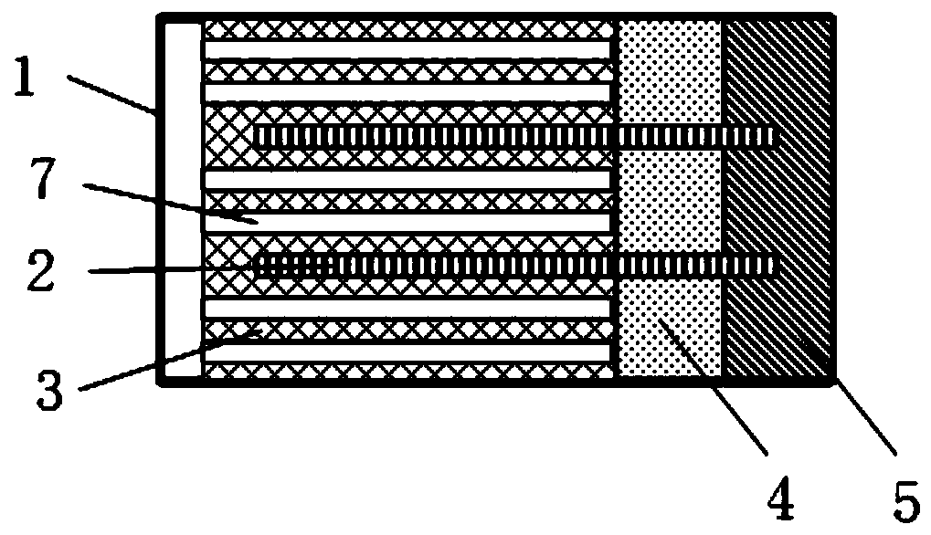 Positive pressure-resistant, high-power flat-plate evaporator, its processing method, and flat-plate loop heat pipe based on the evaporator