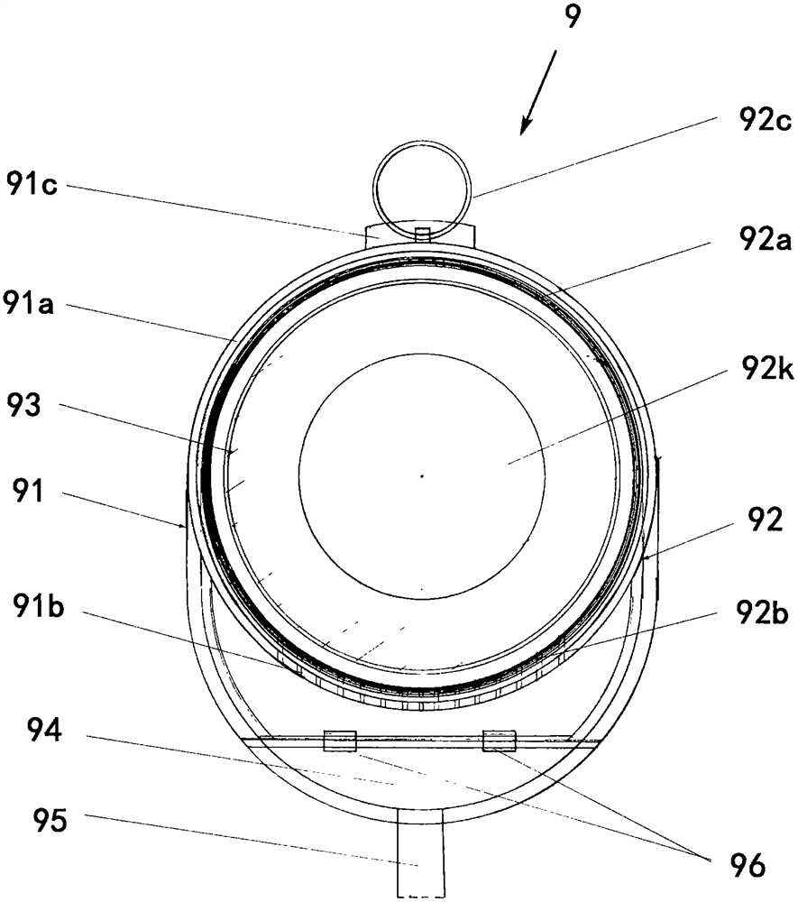 Lever labor-saving squeezing device and juicer